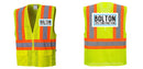 Custom Hi-Vis Yellow Contrast Mesh Safety Vest – ANSI Class 2