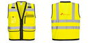 Custom Heavy Duty Hi-Vis Surveyor Vest