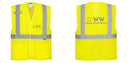 Hi-Vis Yellow Band and Brace Mesh Safety Vest – Lightweight, ANSI Class 2