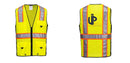 Hi-Vis Yellow/Black Ultra Cool Surveyor Vest – Mesh, Reflective, ANSI Class 2