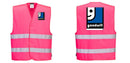 Custom PINK Safety Vest Reflective Hi-Vis Work and Event Style Vest