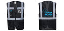 Custom Black Professional Executive Style Safety Vest