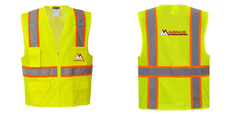 Class 2 Safety Vest with Cooling Mesh Back