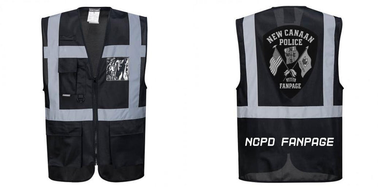 Custom Black Professional Executive Style Safety Vest