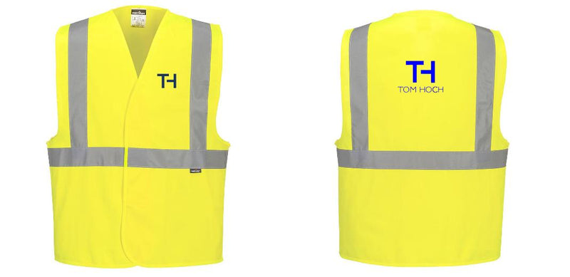 Custom Class 2 Yellow Reflective Safety Vest