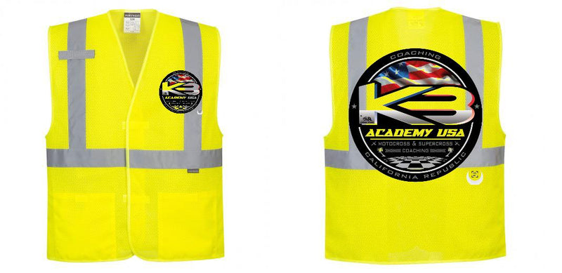 Custom Class 2 High Visibility Economy Reflective MESH Safety Vest