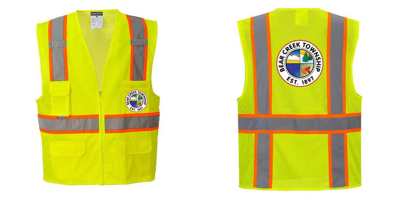 Class 2 Safety Vest with Cooling Mesh Back