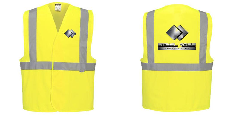 Custom Class 2 Yellow Reflective Safety Vest