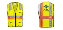Hi-Vis Yellow/Black Ultra Cool Surveyor Vest – Mesh, Reflective, ANSI Class 2