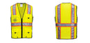 Hi-Vis Yellow/Black Ultra Cool Surveyor Vest – Mesh, Reflective, ANSI Class 2