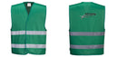 Custom Green Safety Vest Reflective Hi Vis Work and Event Style Vest