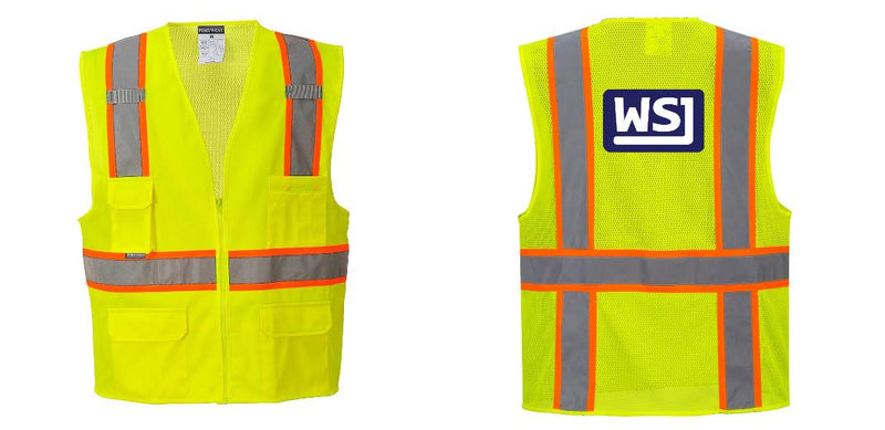 Class 2 Safety Vest with Cooling Mesh Back