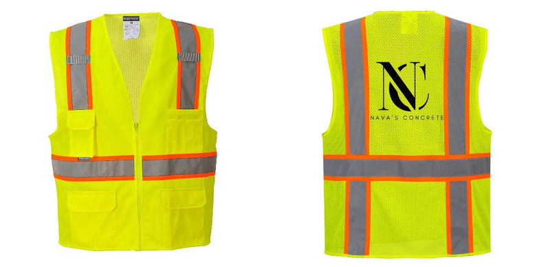 Class 2 Safety Vest with Cooling Mesh Back