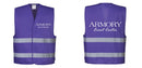 Custom PURPLE Work and Event Style Safety Reflective Vest