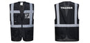 Black Professional Executive Style Safety Vest