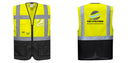 Warsaw Yellow and Black Professional Executive Style Safety Vest