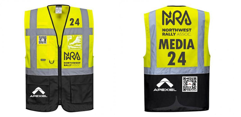 Custom Warsaw Yellow and Black Professional Style Safety Vest