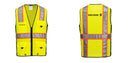 Hi-Vis Yellow/Black Ultra Cool Surveyor Vest – Mesh, Reflective, ANSI Class 2