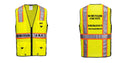 Hi-Vis Yellow/Black Ultra Cool Surveyor Vest – Mesh, Reflective, ANSI Class 2