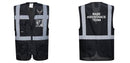 Black Professional Executive Style Safety Vest
