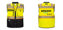 Custom Premium Two-toned Surveyor Safety Vest with Segmented Tape