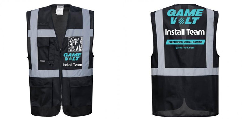 Custom Black Professional Executive Style Safety Vest
