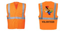 Custom Class 2 Orange Reflective Safety Vest