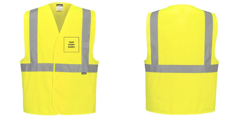 Custom Class 2 Yellow Reflective Safety Vest