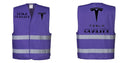 Custom PURPLE Work and Event Style Safety Reflective Vest