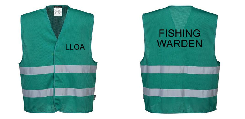 Custom DEEP GREEN MeshAir Reflective Events Safety Vest
