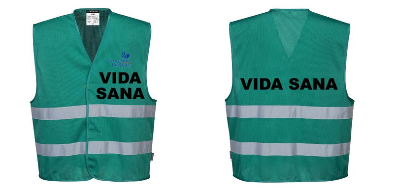 Custom DEEP GREEN MeshAir Reflective Events Safety Vest