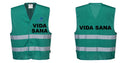 Custom DEEP GREEN MeshAir Reflective Events Safety Vest