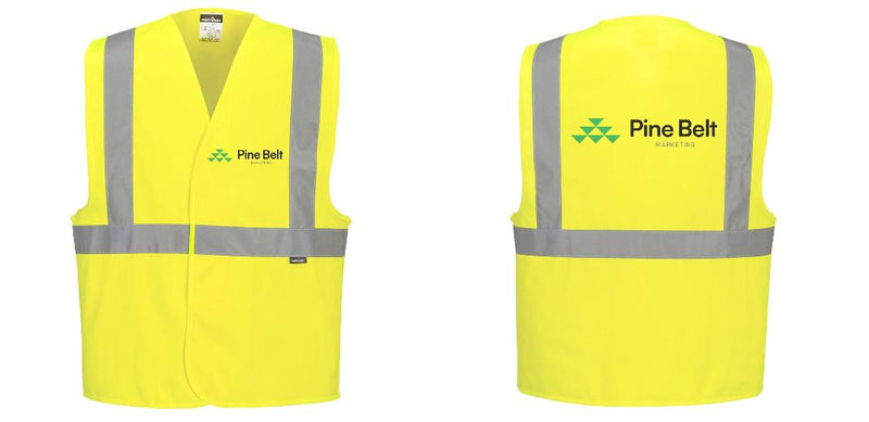Custom Class 2 Yellow Reflective Safety Vest