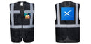 Black Professional Executive Style Safety Vest
