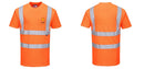 Custom ORANGE Hi-Vis Class 2 Safety Shirt