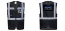 Black Professional Executive Style Safety Vest