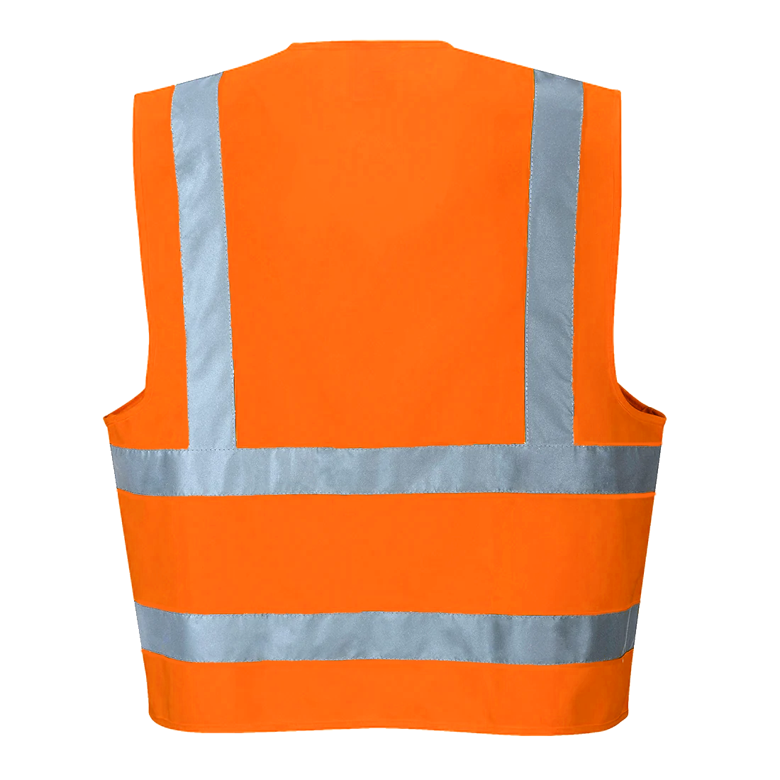 Custom Hi-Vis ORANGE Class 2 Reflective Safety Vest
