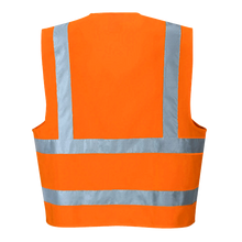 Load image into Gallery viewer, Custom Hi-Vis ORANGE Class 2 Reflective Safety Vest
