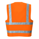 Custom Hi-Vis ORANGE Class 2 Reflective Safety Vest