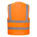Hi-Vis ORANGE Class 2 Safety Vest with Double Reflective Tape