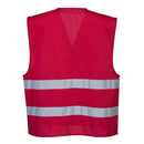 Custom Red MeshAir Reflective Vest – Event & General Use