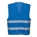 Custom Royal Blue MeshAir Reflective Safety Vest for Events