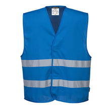 Load image into Gallery viewer, Royal Blue MeshAir Reflective Events Safety Vest
