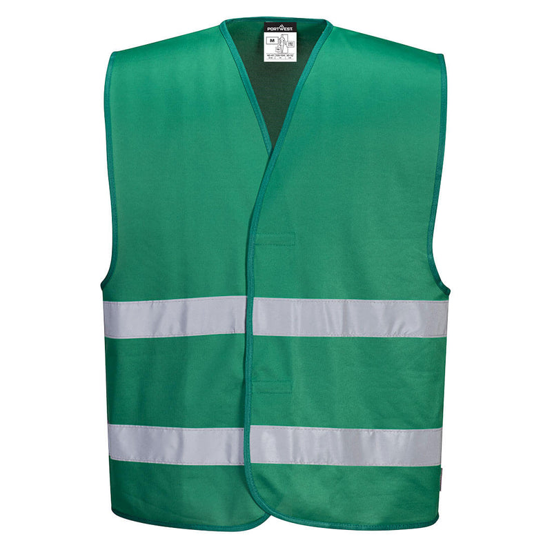 Custom Green Safety Vest Reflective Hi Vis Work and Event Style Vest