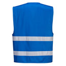 Custom ROYAL BLUE Safety Vest Reflective Hi Vis Work and Event Style Vest