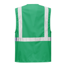 Custom GREEN Professional Executive Style Safety Vest