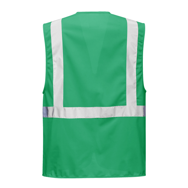 Custom GREEN Professional Executive Style Safety Vest