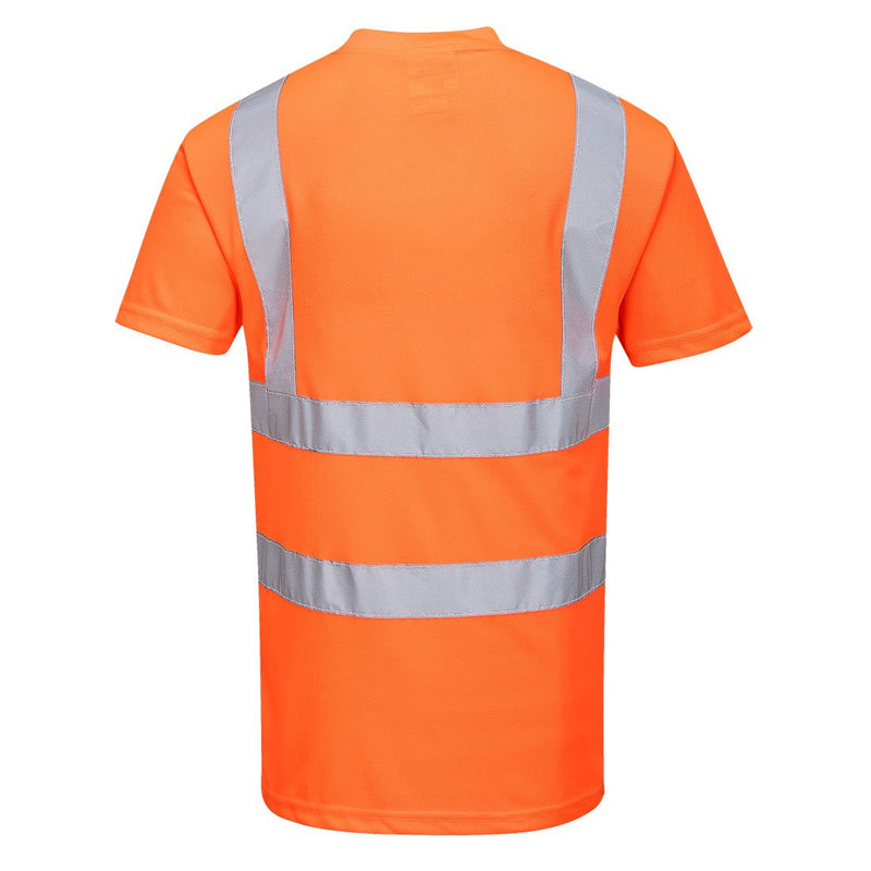 Custom ORANGE Hi-Vis Class 2 Safety Shirt