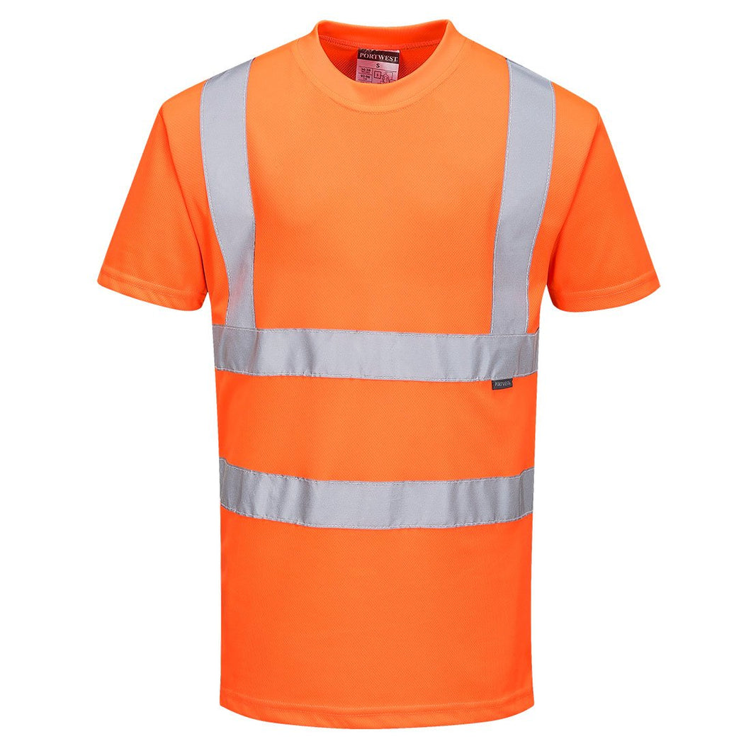 Custom ORANGE Hi-Vis Class 2 Safety Shirt