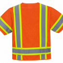 Custom Orange Short-Sleeve Executive Safety Vest – ANSI Class 3
